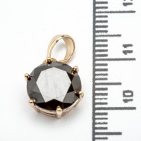 Кулони XUPING Gold "чорний" (Ø 1 см.) 515465 Кулони XUPING Gold "чорний" (Ø 1 см.) 515465