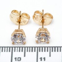 Сережки XUPING Gold (Ø 0.7 см.) 515447 Сережки XUPING Gold (Ø 0.7 см.) 515447
