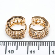 Сережки XUPING Gold (Ø 1 х 0.5 см.) 515445