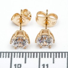 Сережки XUPING Gold (Ø 0.7 см.) 515426