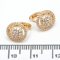 Сережки XUPING Gold (Ø 1 см.) 515423 Сережки XUPING Gold (Ø 1 см.) 515423