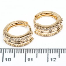 Сережки XUPING Gold (Ø 1.3 х 0.4 см.) 515421