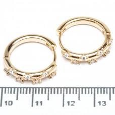 Сережки XUPING Gold (Ø 1.9 х 0.3 см.) 515412