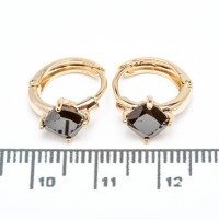 Сережки XUPING Gold "чорний" 515394 Сережки XUPING Gold "чорний" 515394