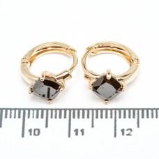 Сережки XUPING Gold "чорний" 515394