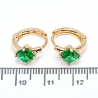 Сережки XUPING Gold "зелений" 515393 Сережки XUPING Gold "зелений" 515393