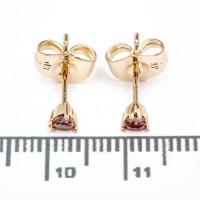 Сережки XUPING Gold "червоний" (Ø 0.3 см.) 515383 Сережки XUPING Gold "червоний" (Ø 0.3 см.) 515383