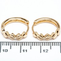 Сережки XUPING Gold (Ø 1.5 см.) 515372 Сережки XUPING Gold (Ø 1.5 см.) 515372