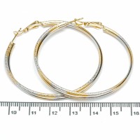 Сережки XUPING Gold (Ø 5 см.) 515366 Сережки XUPING Gold (Ø 5 см.) 515366