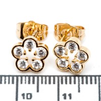 Сережки XUPING Gold "Ø 0.9 см." 515342 Сережки XUPING Gold "Ø 0.9 см." 515342