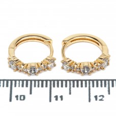 Сережки XUPING Gold "Ø 1.3 х 0.3 см." 515337