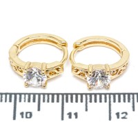 Сережки XUPING Gold "Ø 1.3 см." 515334 Сережки XUPING Gold "Ø 1.3 см." 515334
