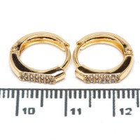 Сережки XUPING Gold "Ø 1.4 х 0.3 см." 515332 Сережки XUPING Gold "Ø 1.4 х 0.3 см." 515332