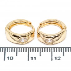 Сережки XUPING Gold "Ø 1.3 х 0.4 см." 515328