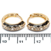Сережки XUPING Gold "Ø 1.4 х 0.4 см." 515327 Сережки XUPING Gold "Ø 1.4 х 0.4 см." 515327