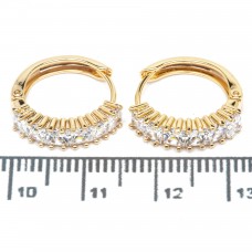 Сережки XUPING Gold "Ø 1.5 х 0.4 см." 515325