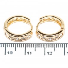 Сережки XUPING Gold "Ø 1.6 х 0.4 см." 515324
