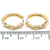 Сережки XUPING Gold "Ø 1.6 х 0.3 см." 515323 Сережки XUPING Gold "Ø 1.6 х 0.3 см." 515323