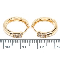 Сережки XUPING Gold "Ø 1.6 х 0.3 см." 515320 Сережки XUPING Gold "Ø 1.6 х 0.3 см." 515320