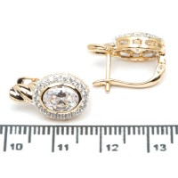 Сережки XUPING Gold "1.8 х 1.8 см." 515318 Сережки XUPING Gold "1.8 х 1.8 см." 515318