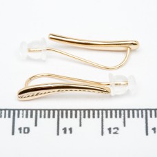 Сережки XUPING Gold "Ø 2.2 х 0.2 см." 515315