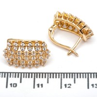 Сережки XUPING Gold "Ø 1.8 х 1.1 см." 515311 Сережки XUPING Gold "Ø 1.8 х 1.1 см." 515311