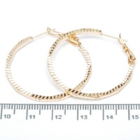 Сережки XUPING Gold "Ø 3.5 х 0.25 см." 515306 Сережки XUPING Gold "Ø 3.5 х 0.25 см." 515306