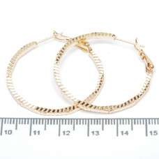 Сережки XUPING Gold "Ø 3.5 х 0.25 см." 515306