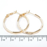 Сережки XUPING Gold "Ø 3 х 0.25 см." 515305 Сережки XUPING Gold "Ø 3 х 0.25 см." 515305