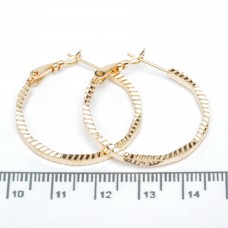 Сережки XUPING Gold "Ø 3 х 0.25 см." 515305