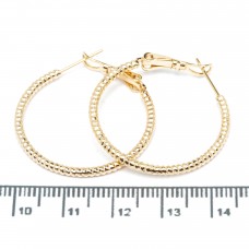 Сережки XUPING Gold "Ø 3 х 0.2 см." 515304