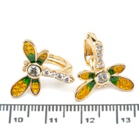 Сережки XUPING Gold "жовто-зелений" 515299 Сережки XUPING Gold "жовто-зелений" 515299