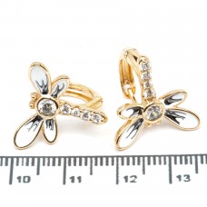 Сережки XUPING Gold "біло-чорний" 515298