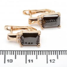 Сережки XUPING Gold (чорний) 515237