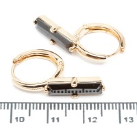 Сережки XUPING Gold (чорний) 515234 Сережки XUPING Gold (чорний) 515234