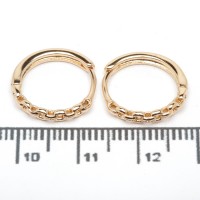 Сережки XUPING Gold (Ø 1.6 х 0.2 см.) 515232 Сережки XUPING Gold (Ø 1.6 х 0.2 см.) 515232