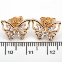 Сережки XUPING Gold (1.5 х 1.3 см.) 515224 Сережки XUPING Gold (1.5 х 1.3 см.) 515224