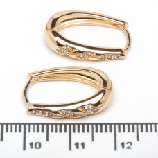 Сережки XUPING Gold (2 х 0.4 см.) 515215