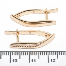 Сережки XUPING Gold (2.5 х 0.3 см.) 515213
