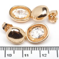 Сережки XUPING Gold (2.5 х 1.2 см.) 515212 Сережки XUPING Gold (2.5 х 1.2 см.) 515212