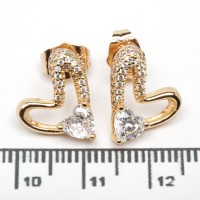Сережки XUPING Gold (1.5 х 1.4 см.) 515176 Сережки XUPING Gold (1.5 х 1.4 см.) 515176