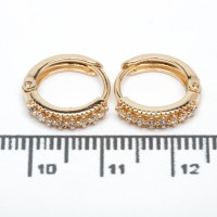 Сережки XUPING Gold (Ø 1.3 х 0.3 см.) 515158 Сережки XUPING Gold (Ø 1.3 х 0.3 см.) 515158