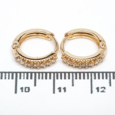 Сережки XUPING Gold (Ø 1.3 х 0.3 см.) 515158