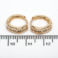 Сережки XUPING Gold (Ø 1.4 х 0.4 см.) 515154 Сережки XUPING Gold (Ø 1.4 х 0.4 см.) 515154
