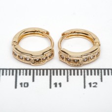 Сережки XUPING Gold (Ø 1.4 х 0.4 см.) 515154