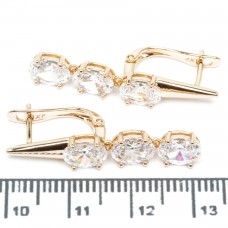 Сережки XUPING Gold (3.3 х 0.6 см.) 515142