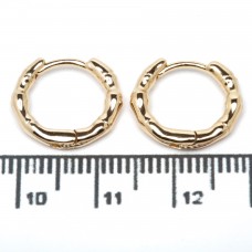 Сережки XUPING Gold (Ø 1.5 х 0.25 см.) 515091