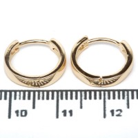 Сережки XUPING Gold (Ø 1.4 х 0.3 см.) 515089