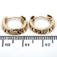 Сережки XUPING Gold (Ø 1.3 х 0.3 см.) 515087