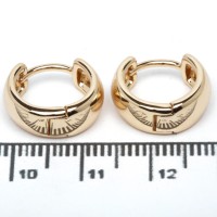 Сережки XUPING Gold (Ø 1.3 х 0.5 см.) 515084